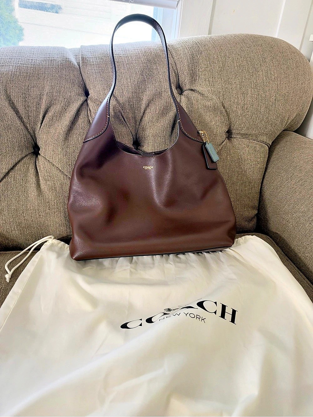 Coach Brooklyn Shoulder Bag 34 Maple